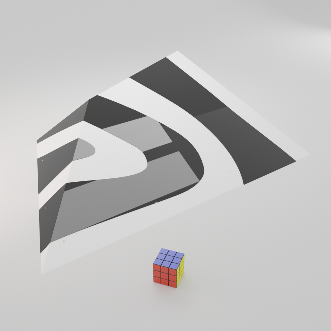 Shard Half Left XXL - Zebra