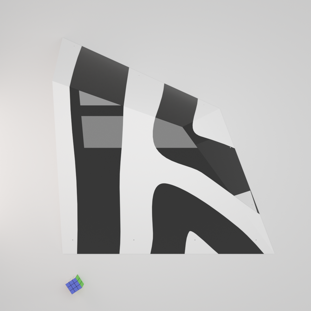 Shard Half Right XXL - Zebra